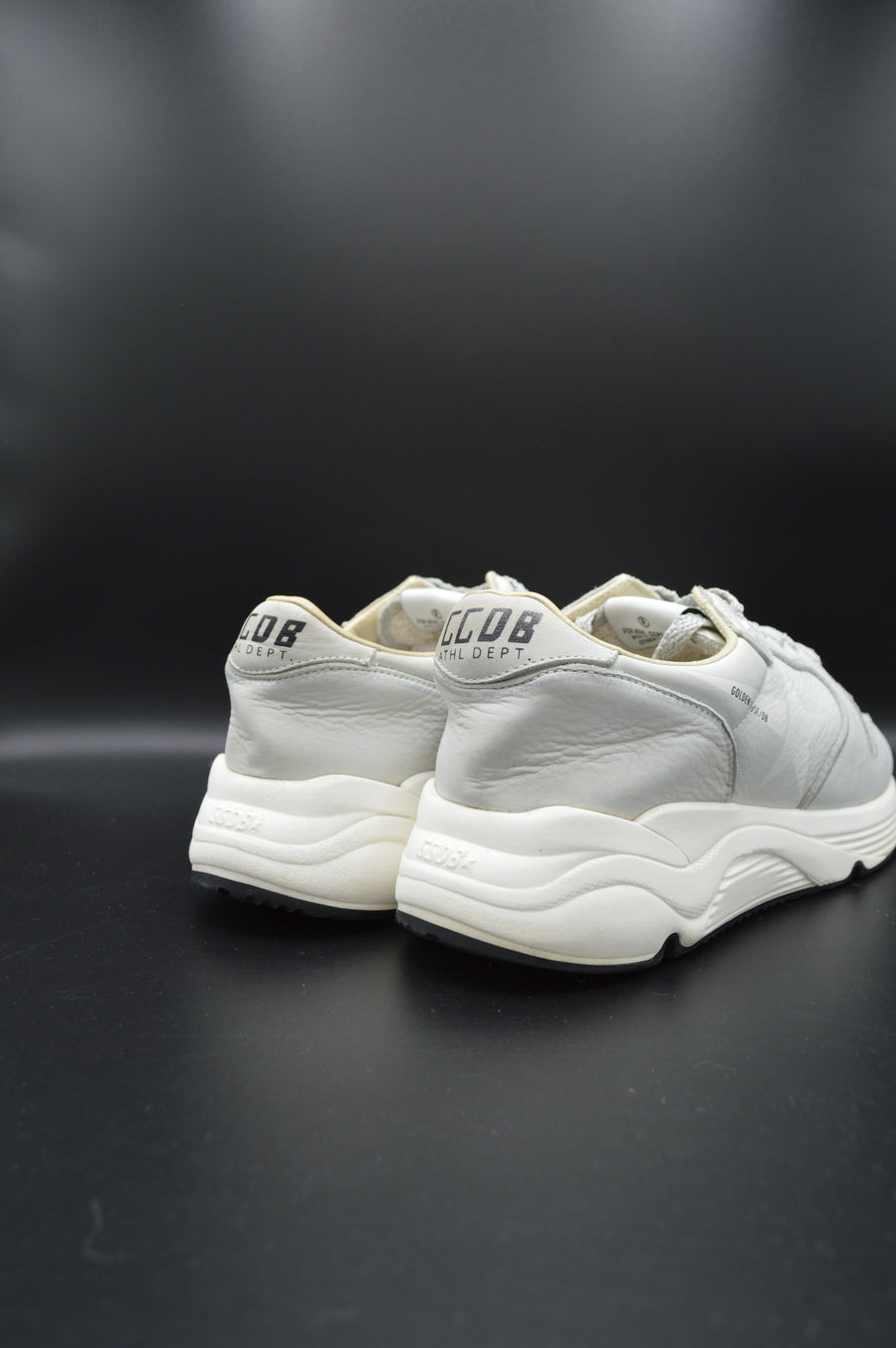 Golden Goose Running Sole cuir blanc - T36