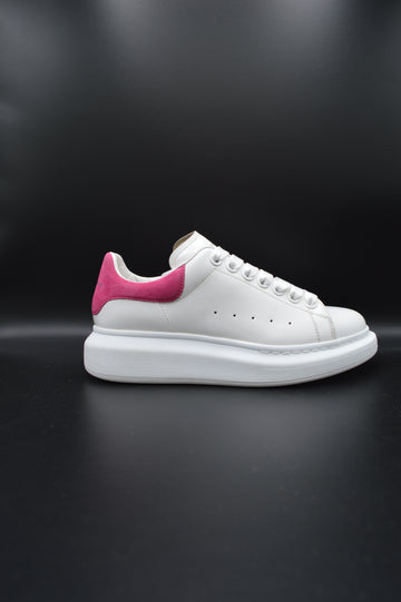 Alexander Mcqueen Oversize blanc/rose fuchsia - 36,5