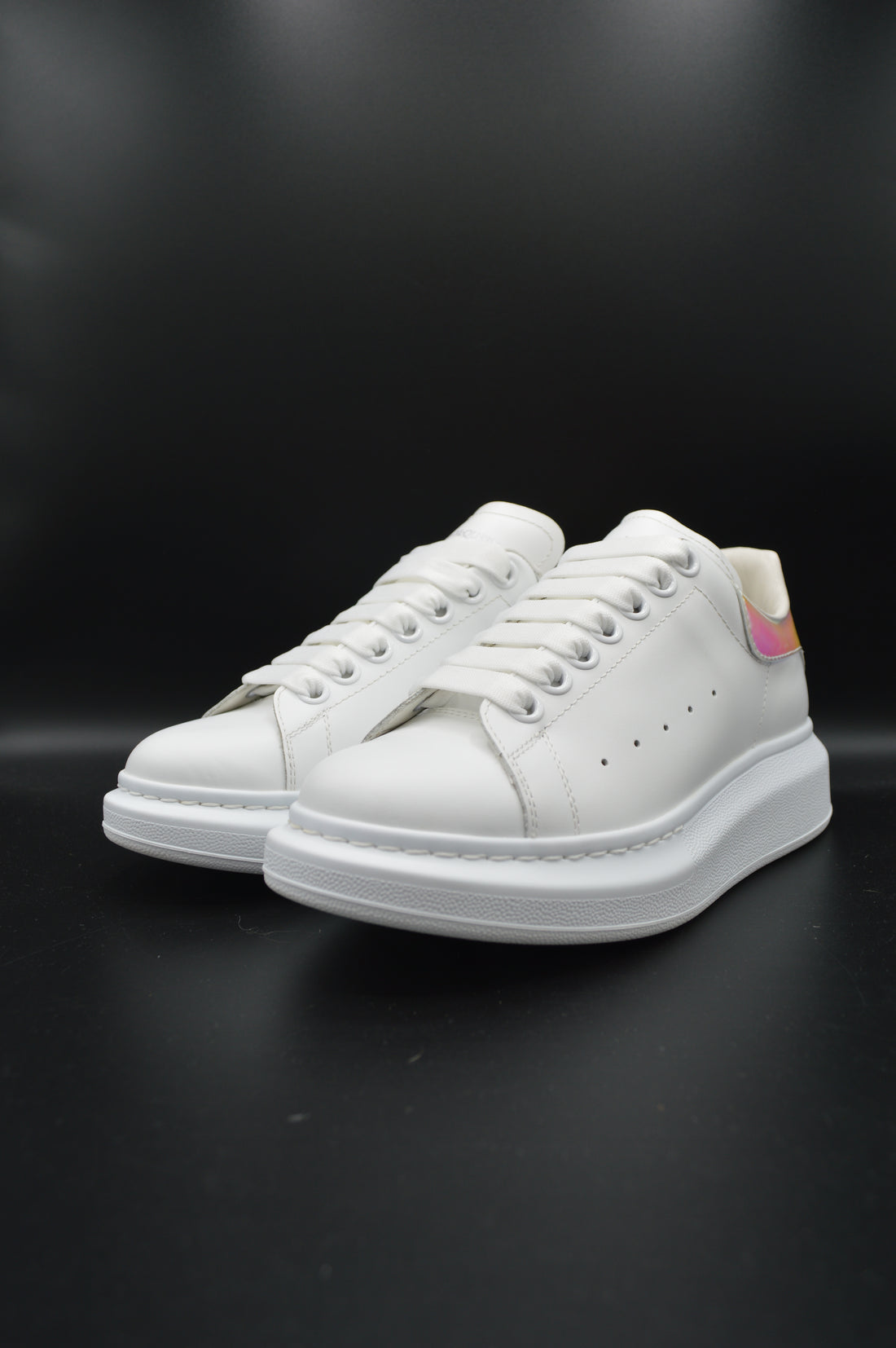 Alexander Mcqueen Oversize blanc/irisé - T36