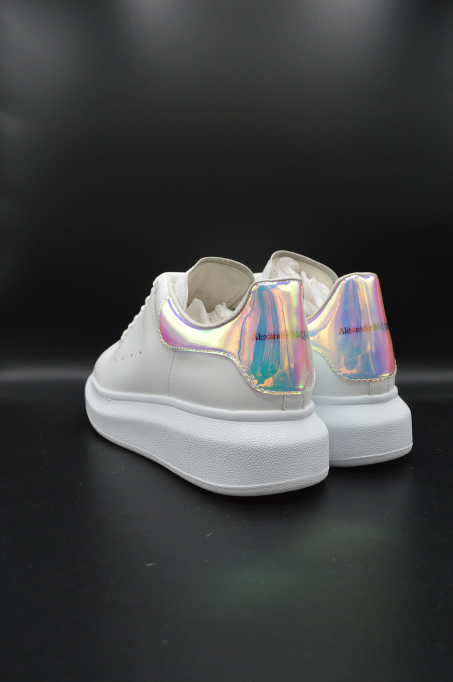 Alexander Mcqueen Oversize blanc/irisé - T36