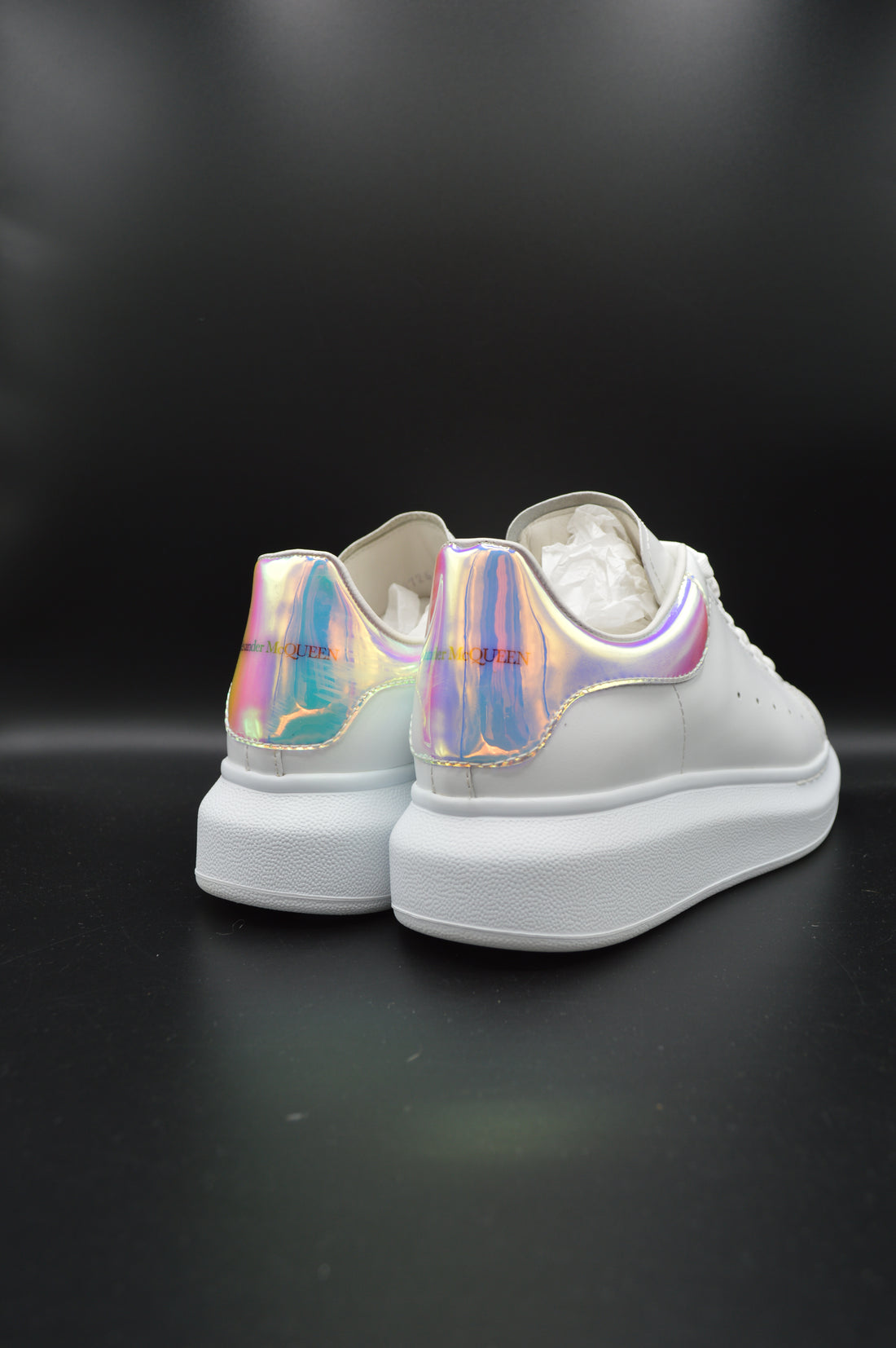 Alexander Mcqueen Oversize blanc/irisé - T36