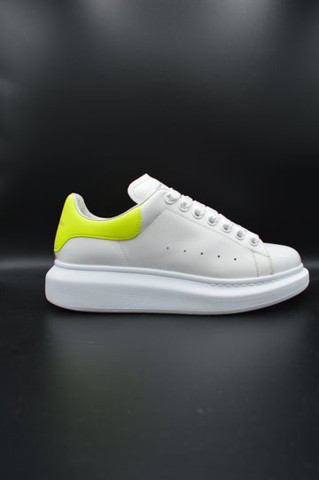 Alexander Mcqueen Oversize blanc/jaune fluo - T39