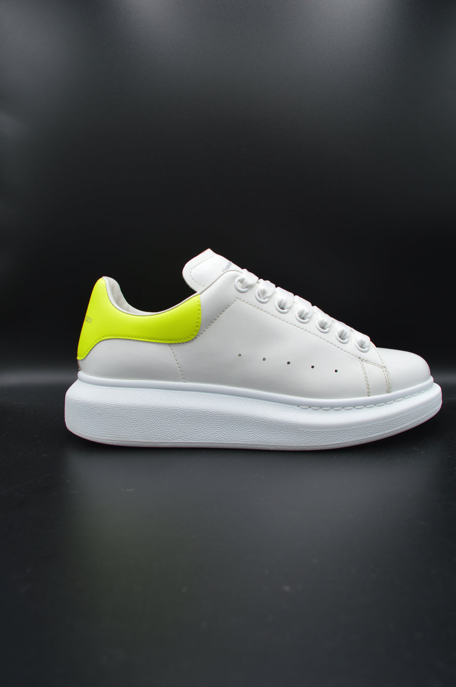 Alexander Mcqueen Oversize blanc/jaune fluo - T39