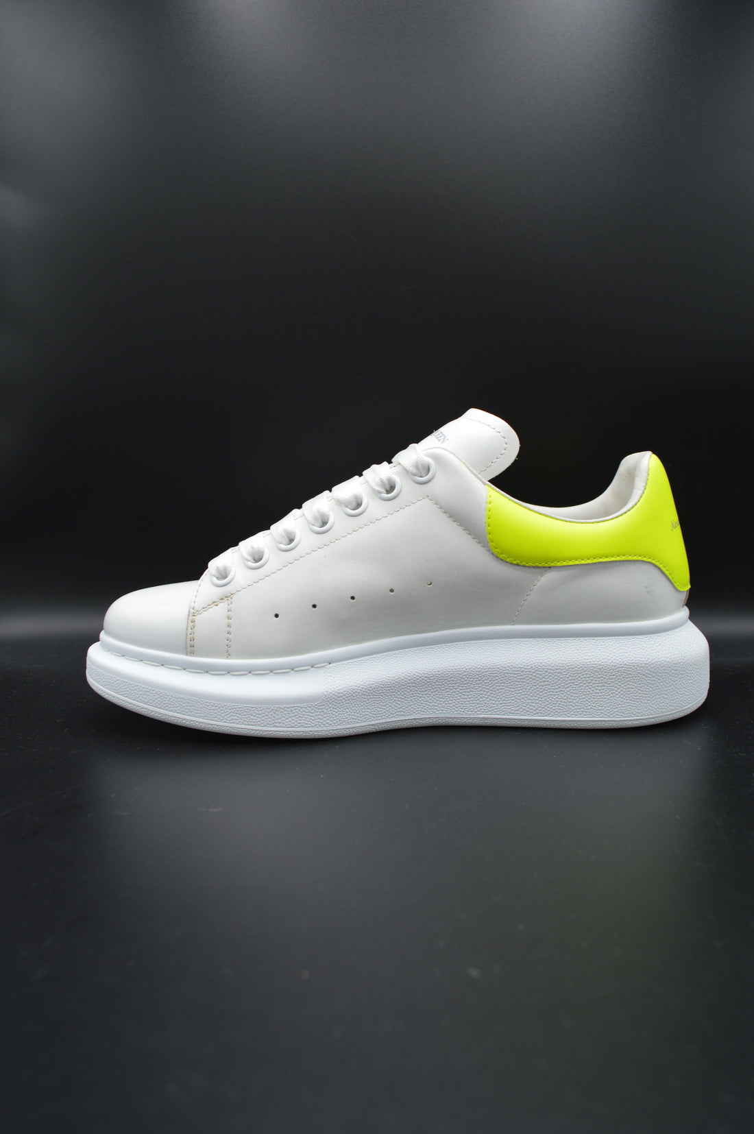 Alexander Mcqueen Oversize blanc/jaune fluo - T39