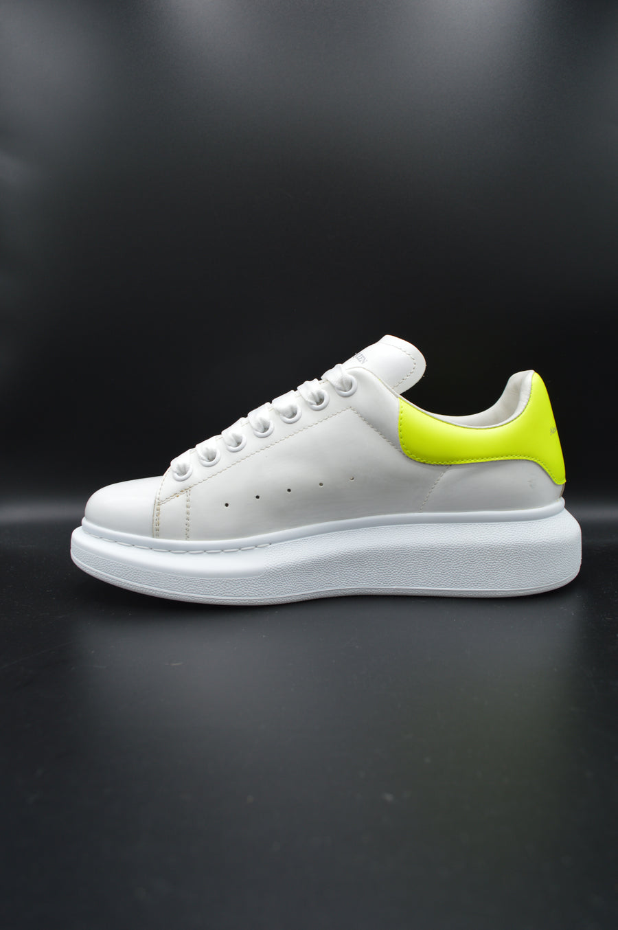 Alexander Mcqueen Oversize blanc/jaune fluo - T39