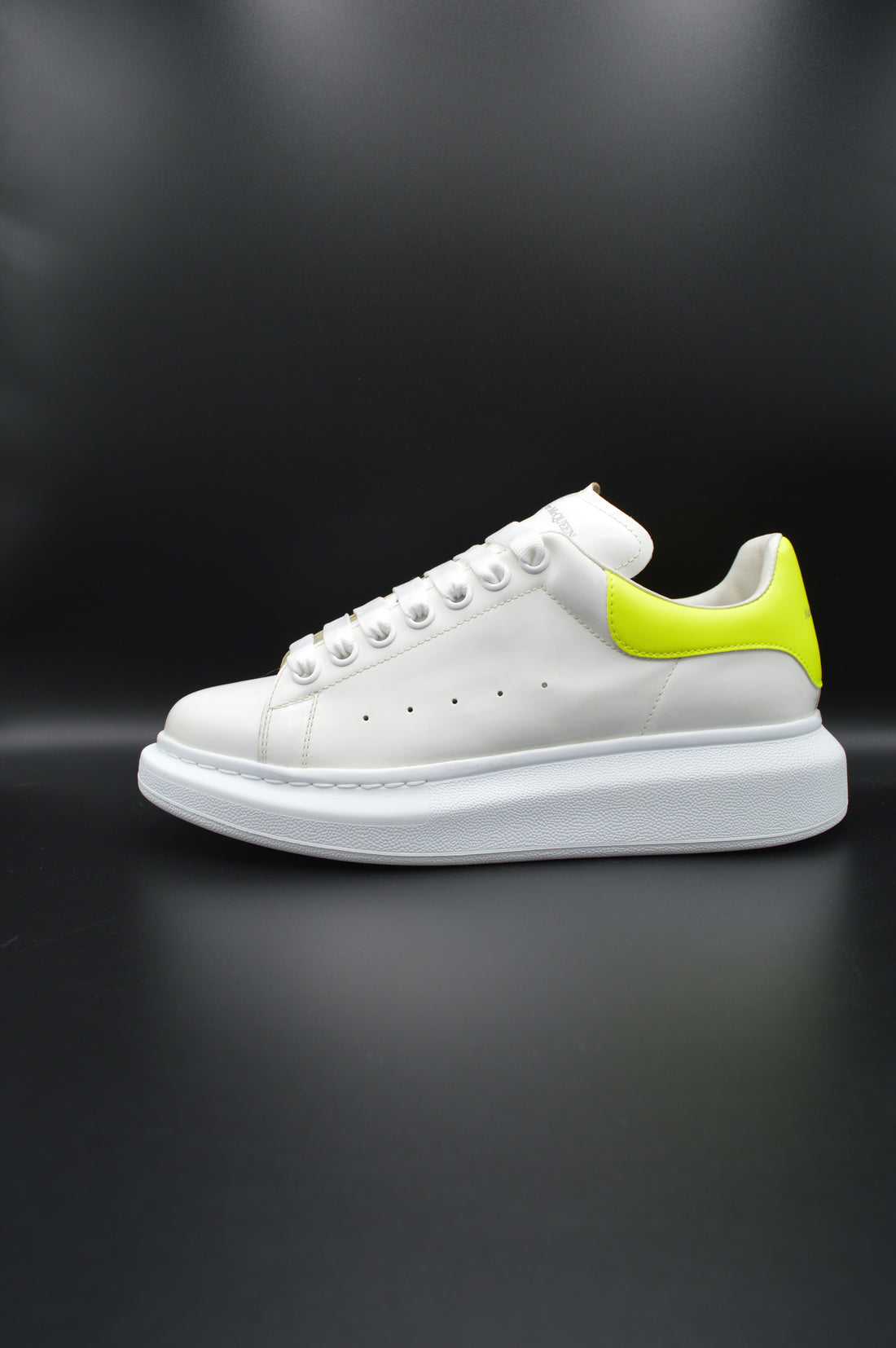 Alexander Mcqueen Oversize blanc/jaune fluo - T39