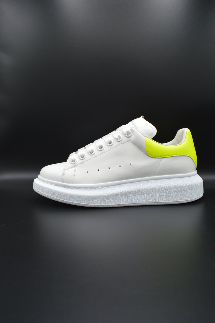 Alexander Mcqueen Oversize blanc/jaune fluo - T39