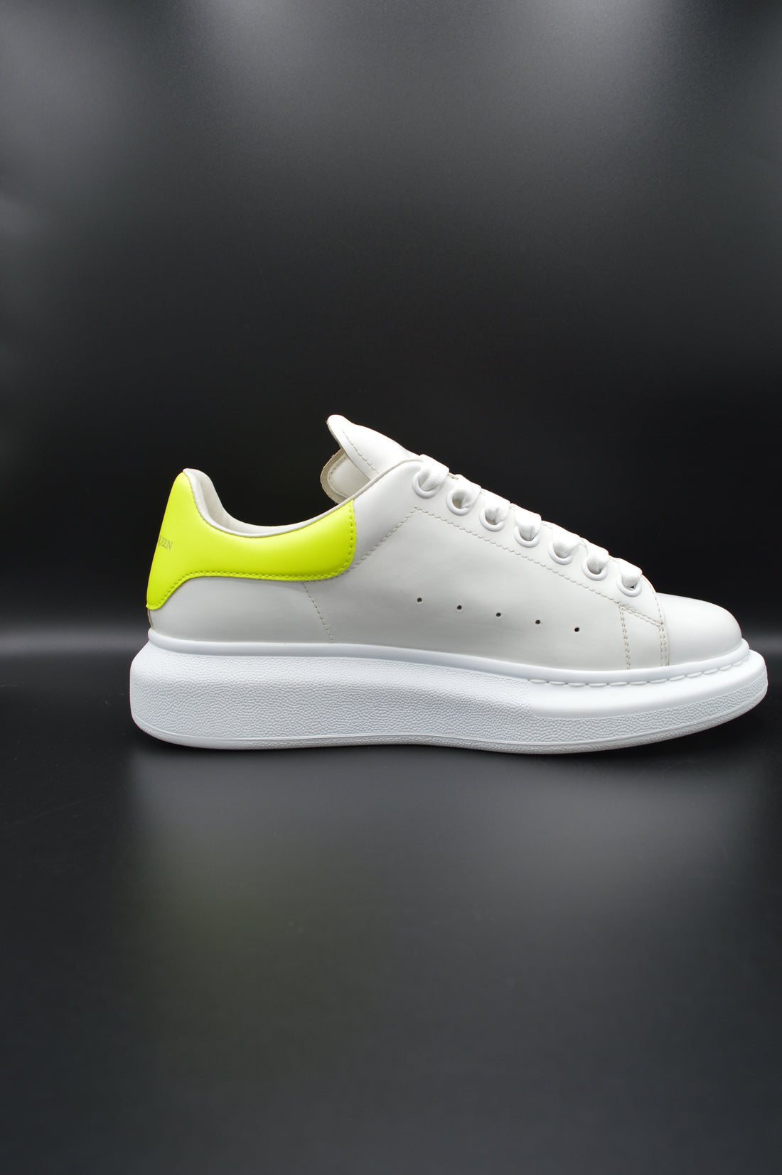 Alexander Mcqueen Oversize blanc/jaune fluo - T39