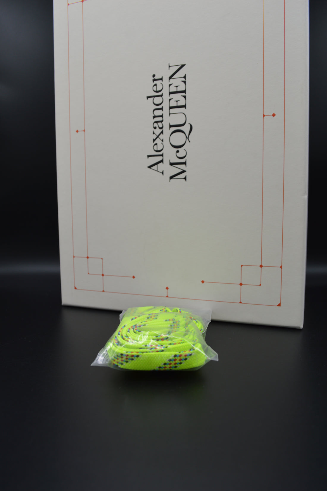 Alexander Mcqueen Oversize blanc/jaune fluo - T39