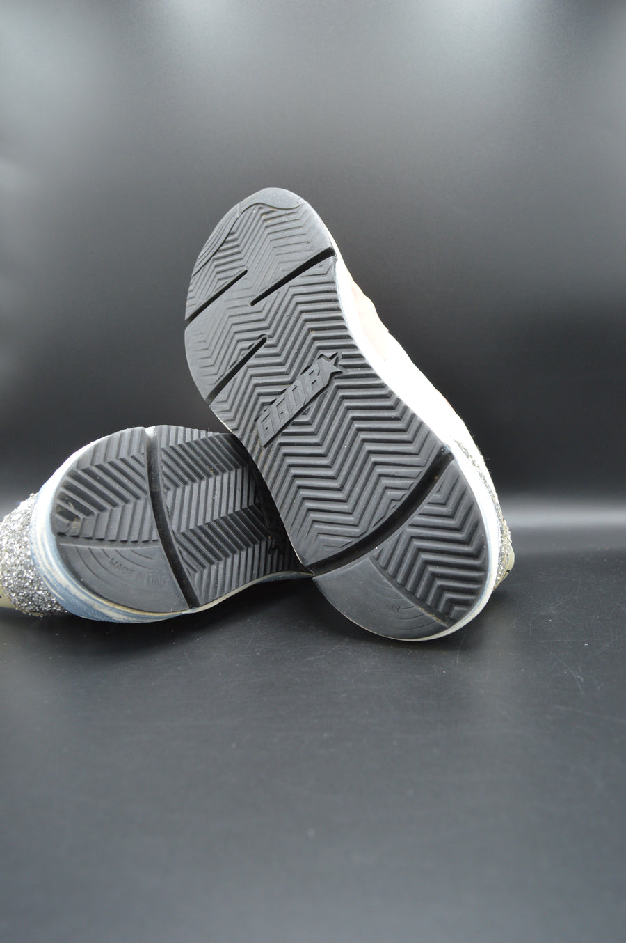 Golden Goose Running Sole rose/blanc/paillette argent - T39