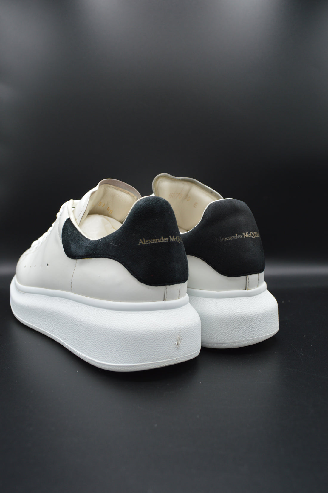 Alexander Mcqueen Oversize blanc/noir - T39
