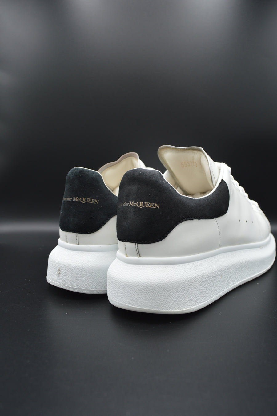 Alexander Mcqueen Oversize blanc/noir - T39