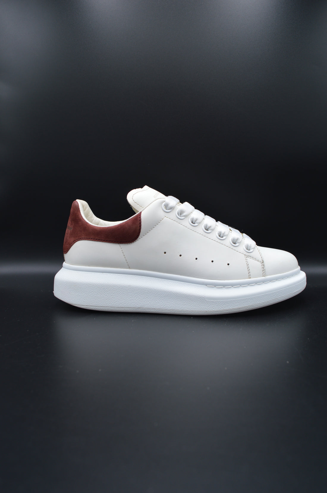 Alexander Mcqueen Oversize blanc/bordeaux - T38