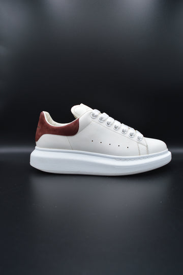 Alexander Mcqueen Oversize blanc/bordeaux - T38