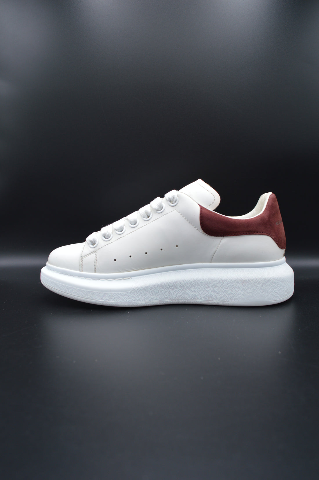 Alexander Mcqueen Oversize blanc/bordeaux - T38