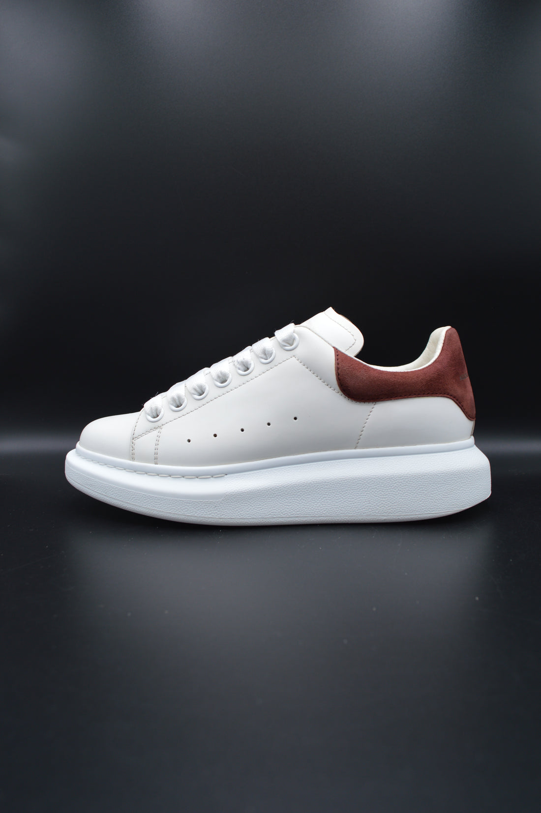 Alexander Mcqueen Oversize blanc/bordeaux - T38