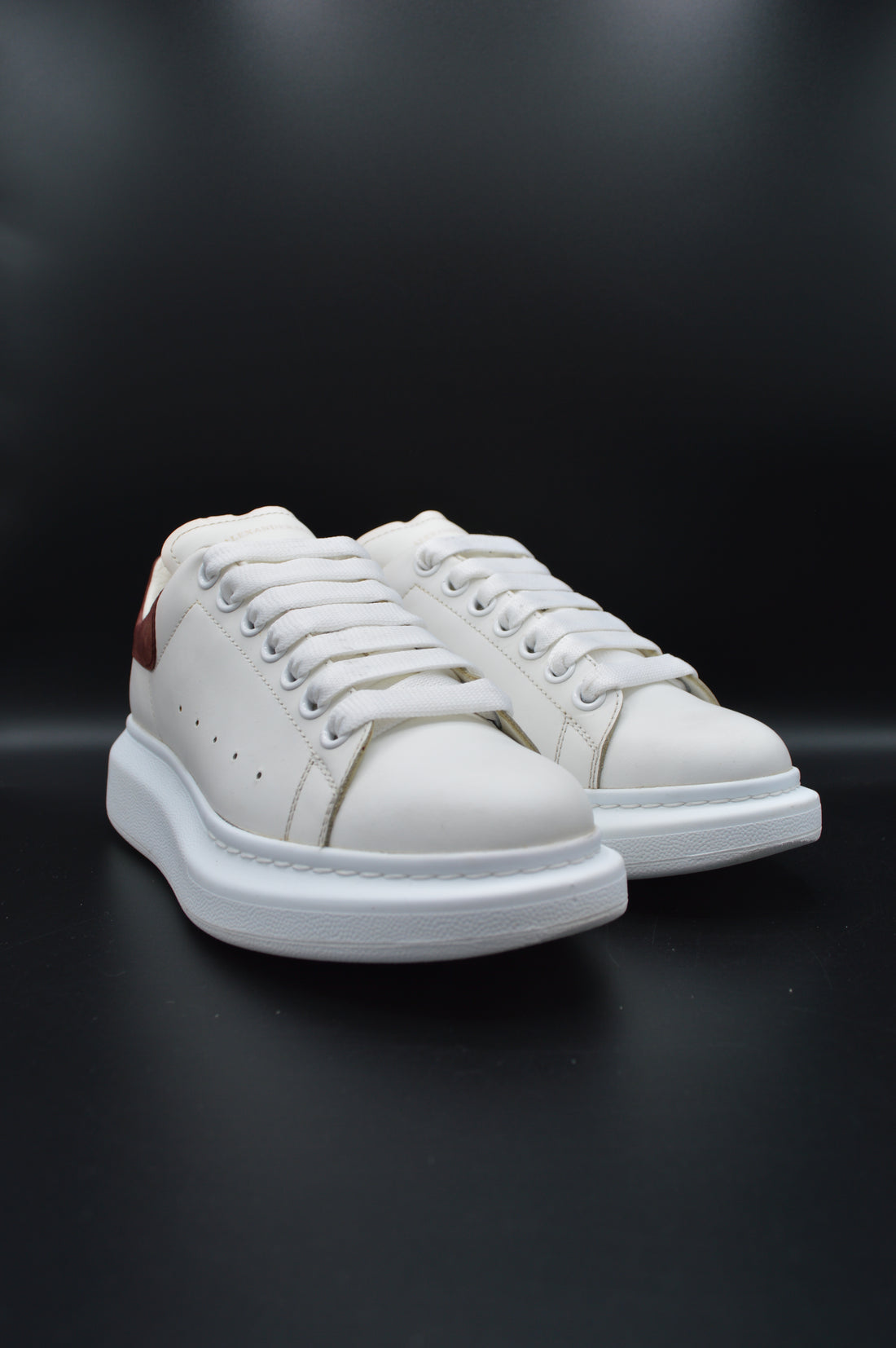 Alexander Mcqueen Oversize blanc/bordeaux - T38