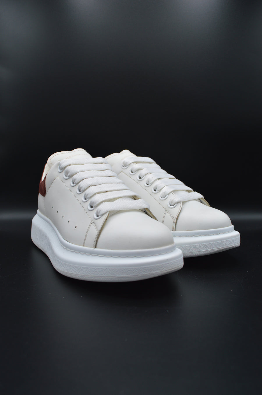 Alexander Mcqueen Oversize blanc/bordeaux - T38