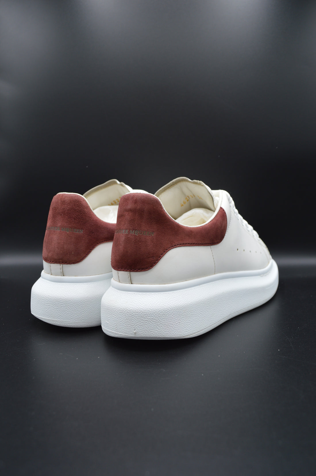 Alexander Mcqueen Oversize blanc/bordeaux - T38