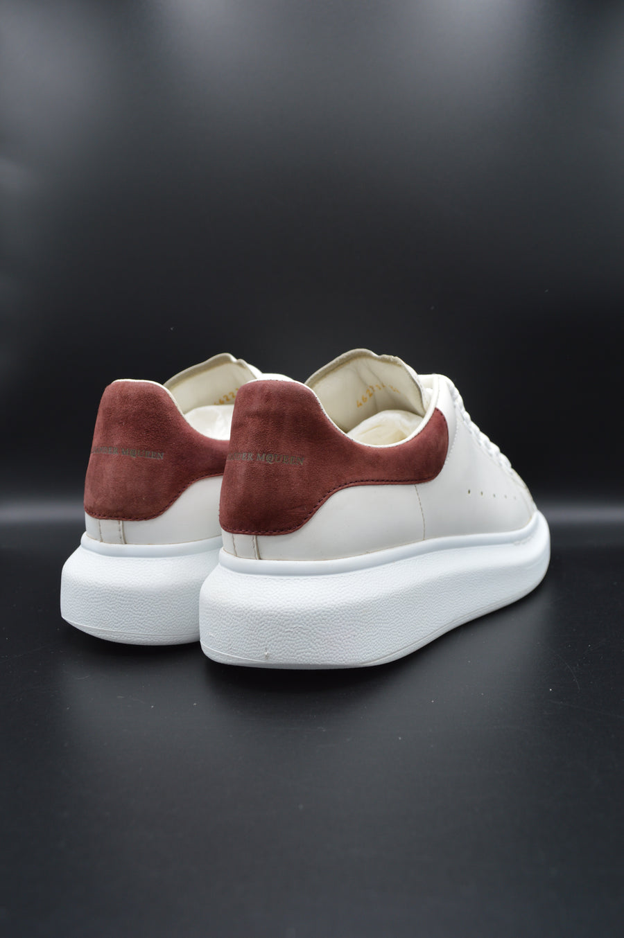 Alexander Mcqueen Oversize blanc/bordeaux - T38
