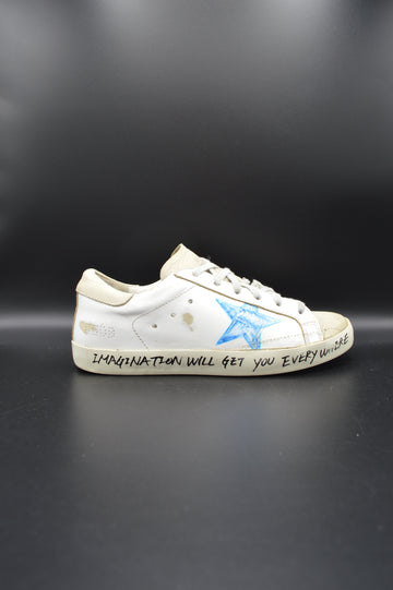 Golden Goose Superstar blanc/beige/bleu - T38