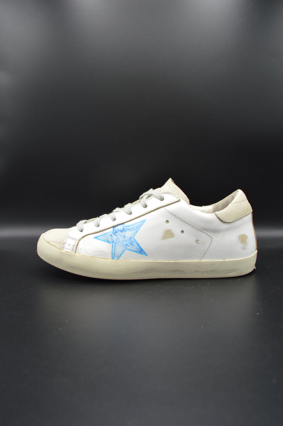 Golden Goose Superstar blanc/beige/bleu - T38
