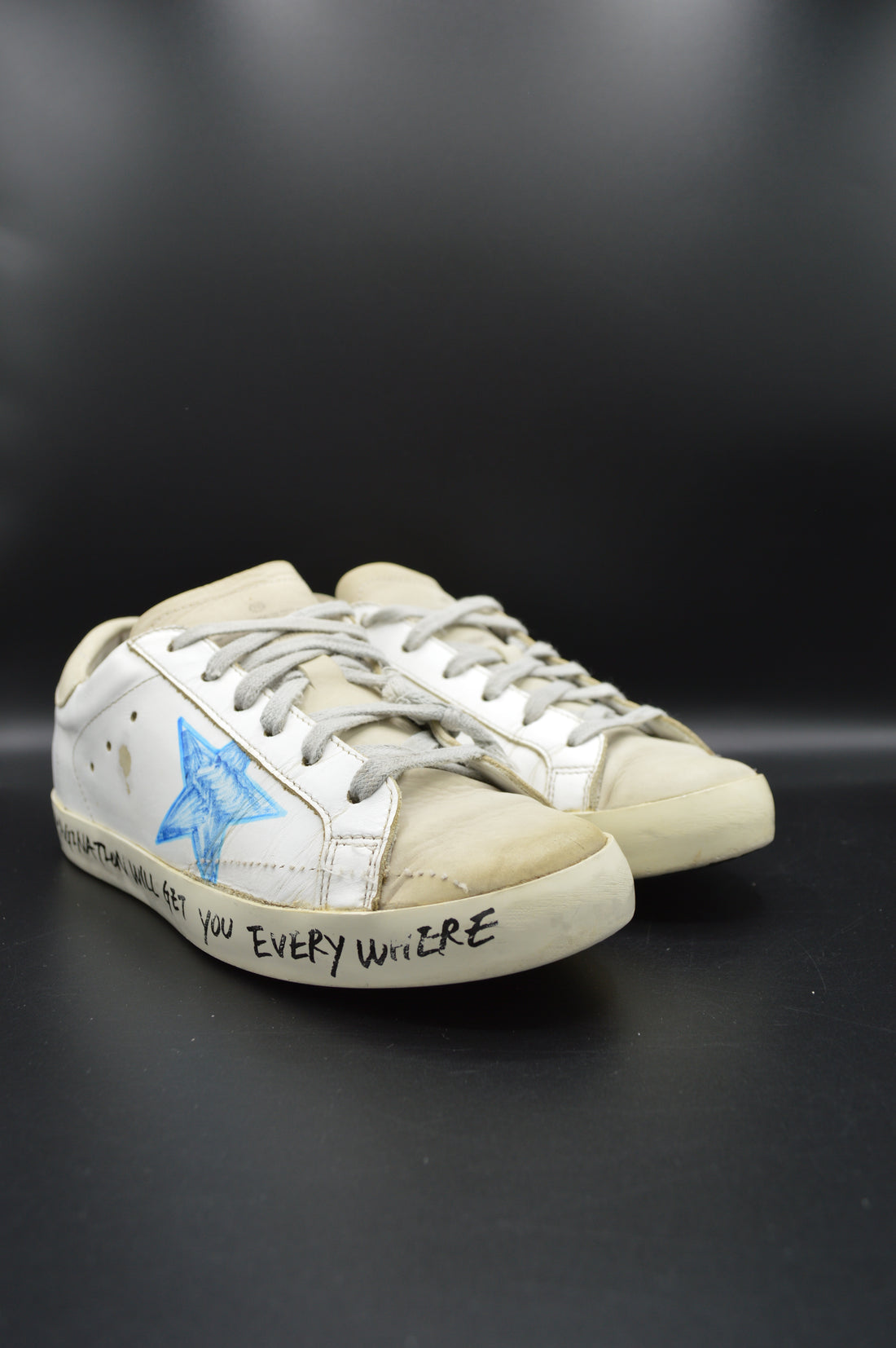 Golden Goose Superstar blanc/beige/bleu - T38