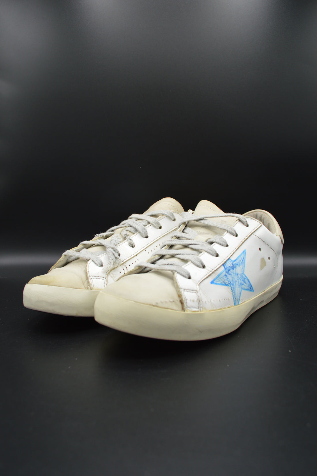 Golden Goose Superstar blanc/beige/bleu - T38
