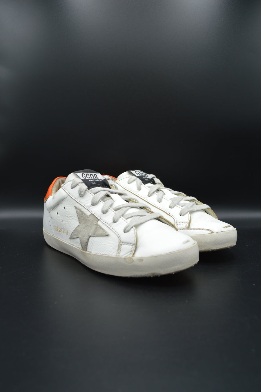 Golden Goose Superstar blanc/orange/gris - T36