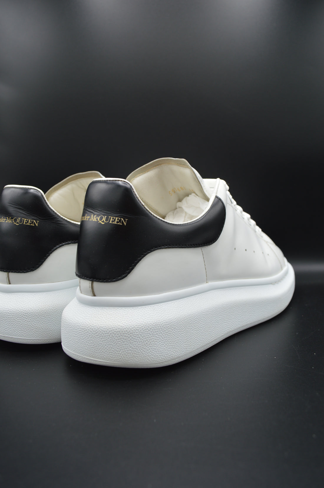 Alexander Mcqueen Oversize blanc/noir - T43