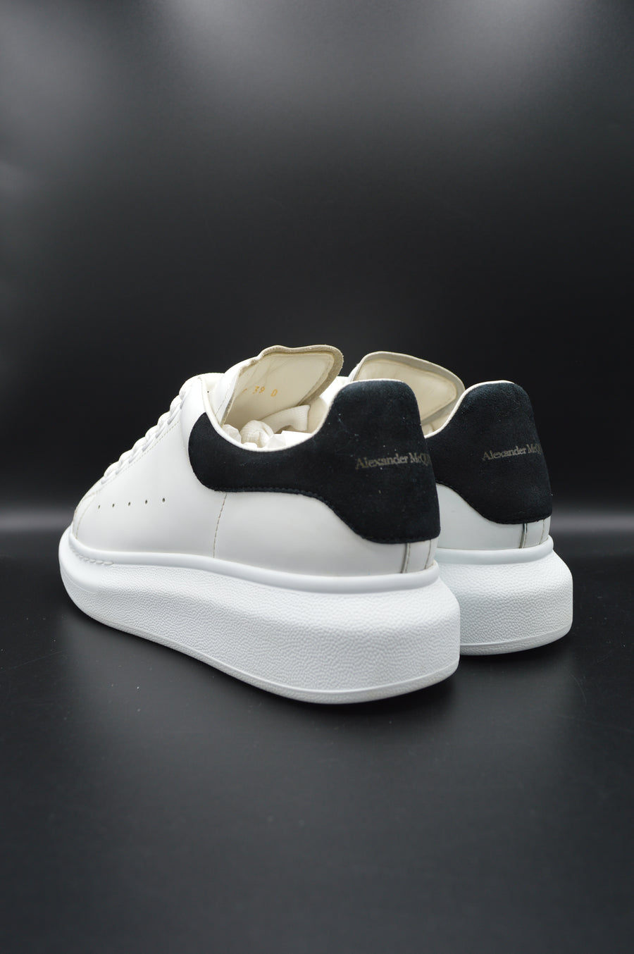 Alexander Mcqueen Oversize blanc/noir - T39