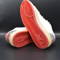 Golden Goose Ballstar blanc/rouge/paillette argent/gris - T37