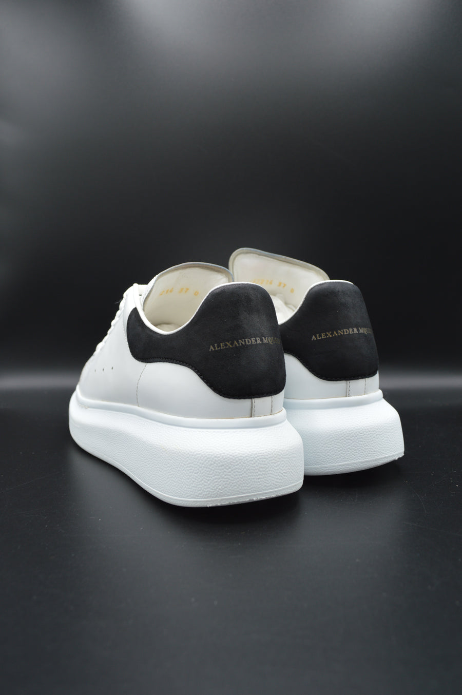 Alexander Mcqueen Oversize blanc/noir - T37