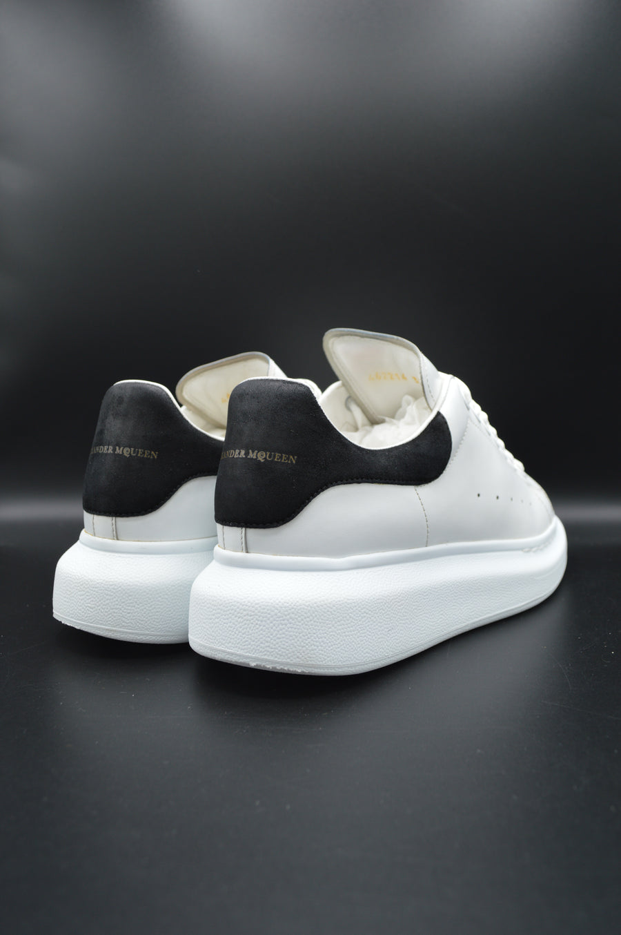 Alexander Mcqueen Oversize blanc/noir - T37