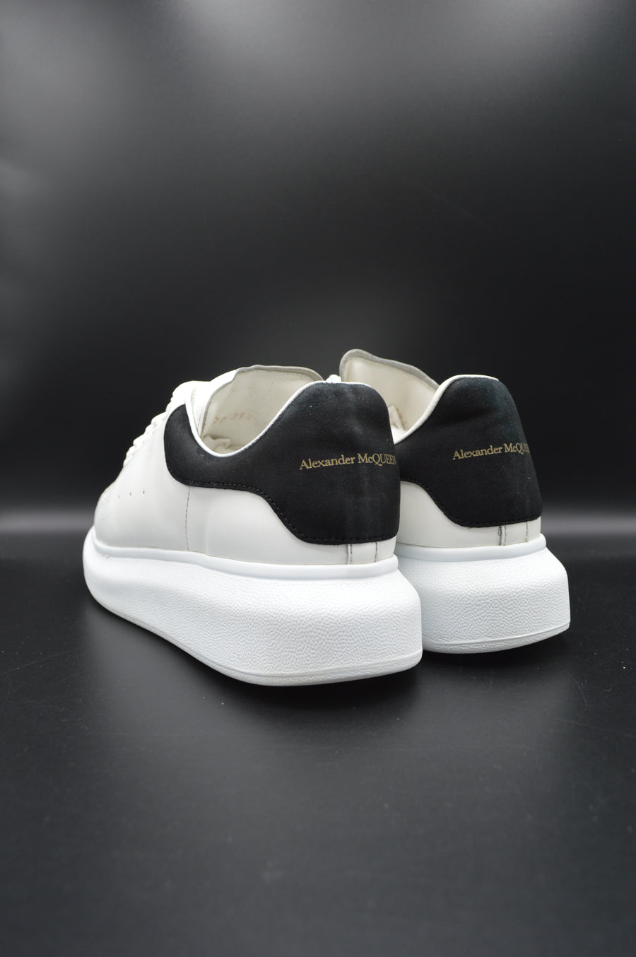 Alexander Mcqueen Oversize blanc/noir - T39