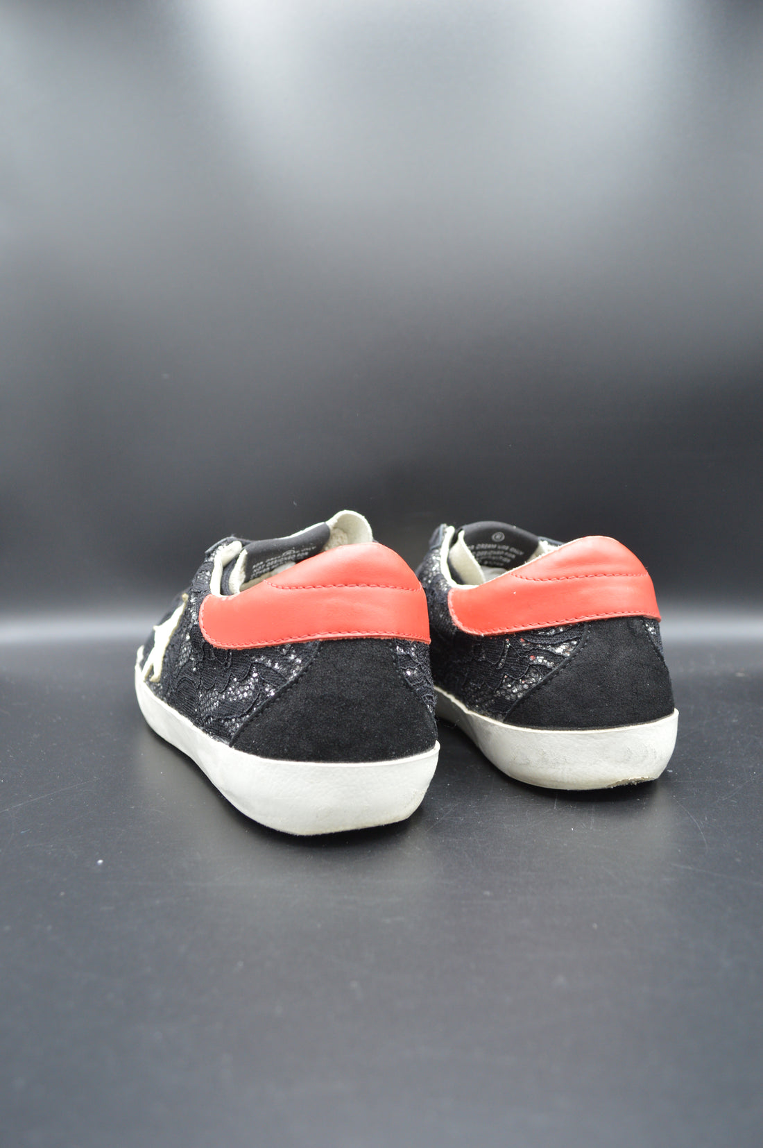 Golden Goose Superstar paillette noir/blanc/rouge/gris - T36