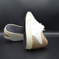 Golden Goose Superstar blanc/paillette or/gris - T37