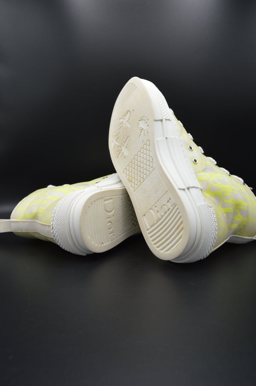 Dior B23 blanc/jaune - T37