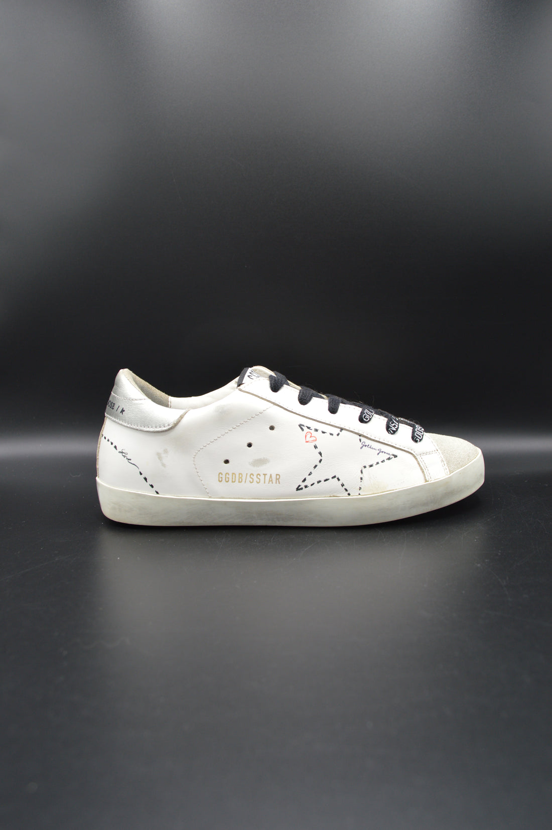 Golden Goose Superstar blanc/gris/argent - T36