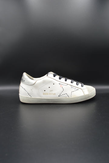 Golden Goose Superstar blanc/gris/argent - T36