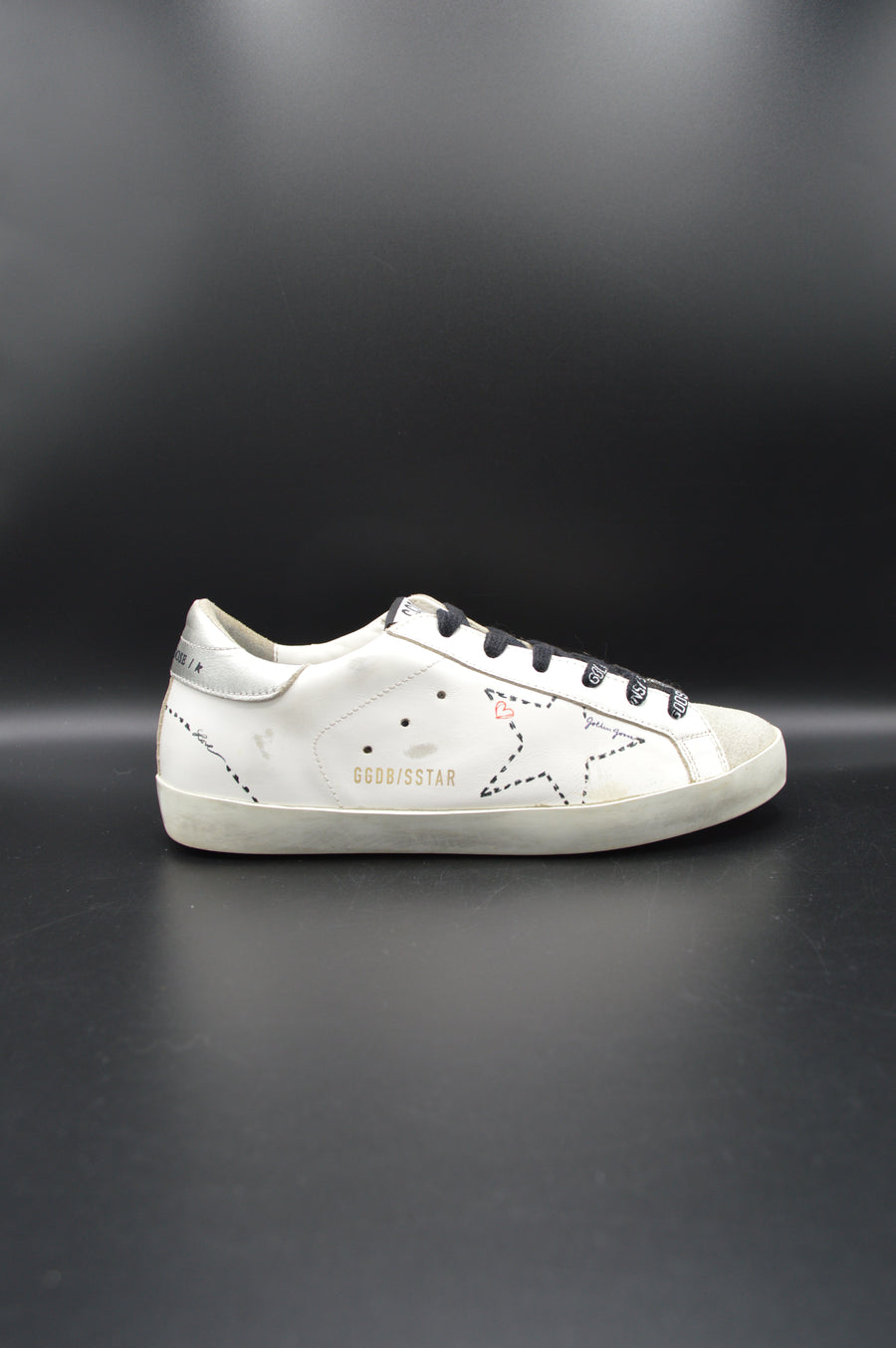 Golden Goose Superstar blanc/gris/argent - T36