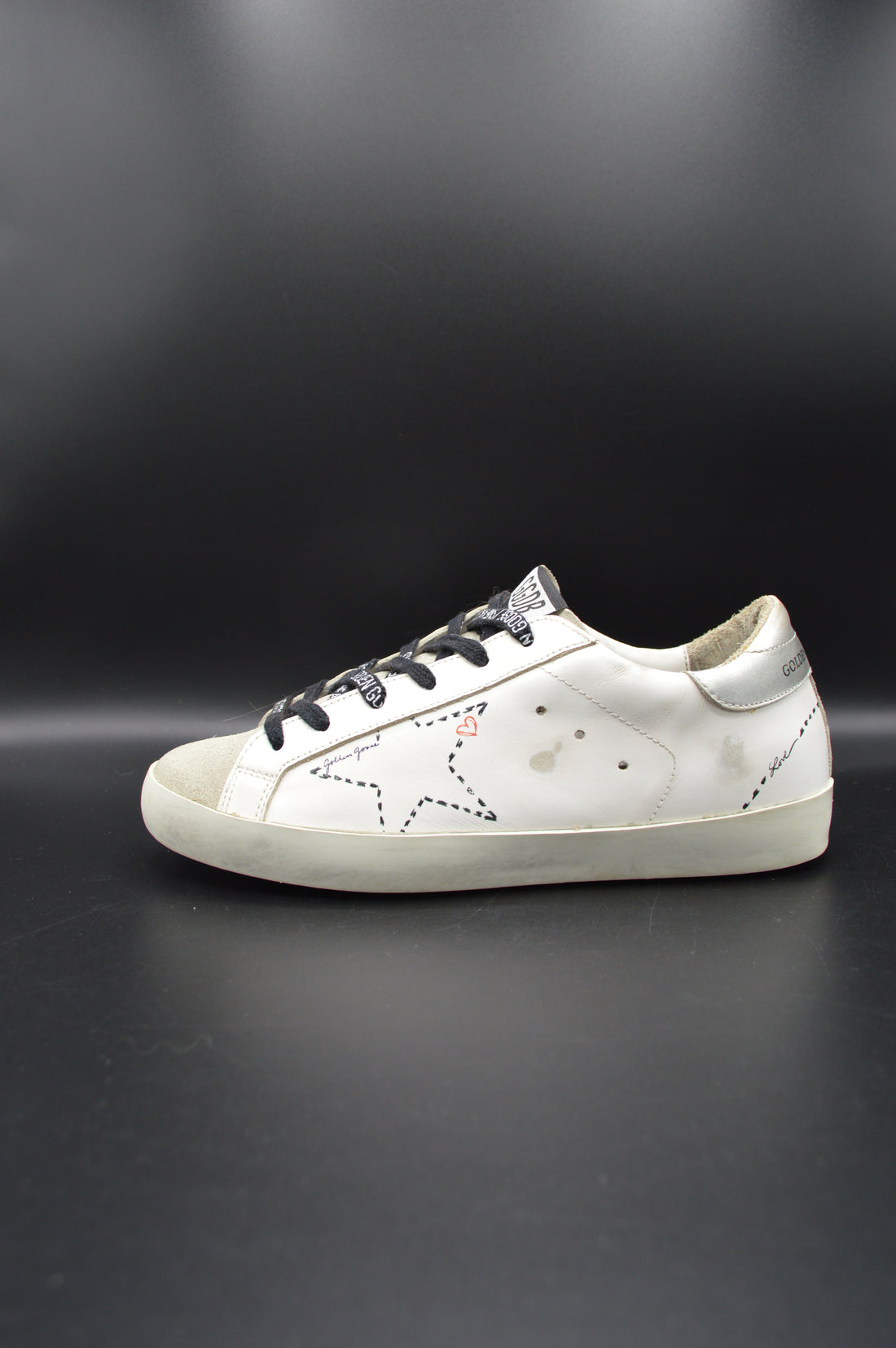 Golden Goose Superstar blanc/gris/argent - T36