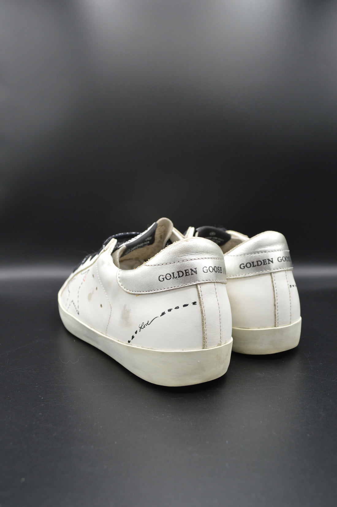 Golden Goose Superstar blanc/gris/argent - T36