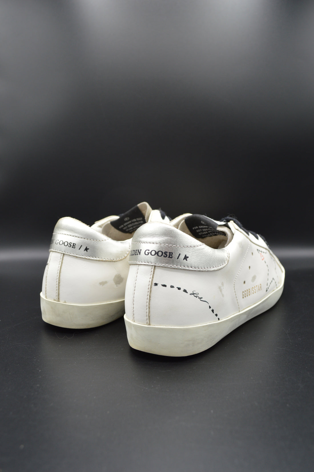 Golden Goose Superstar blanc/gris/argent - T36