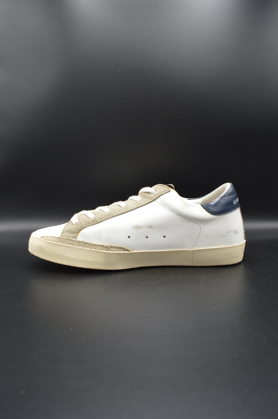 Golden Goose Superstar blanc/bleu marine/beige/gris - T38