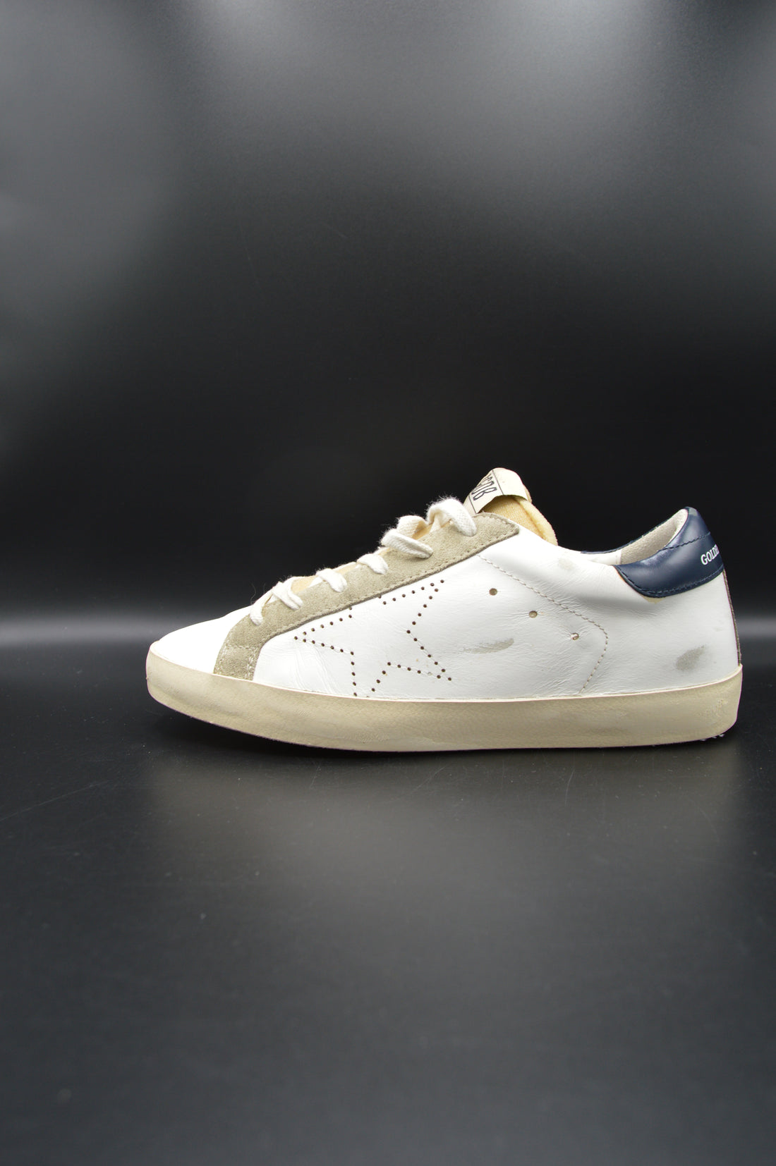 Golden Goose Superstar blanc/bleu marine/beige/gris - T38