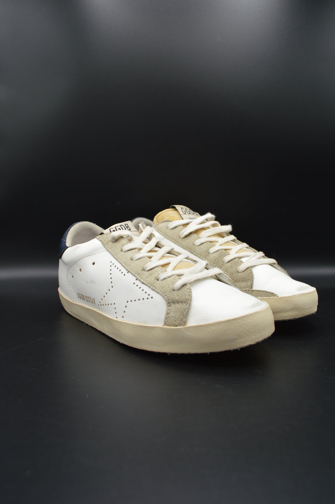 Golden Goose Superstar blanc/bleu marine/beige/gris - T38