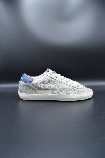 Golden Goose Superstar paillette argent/gris - T36