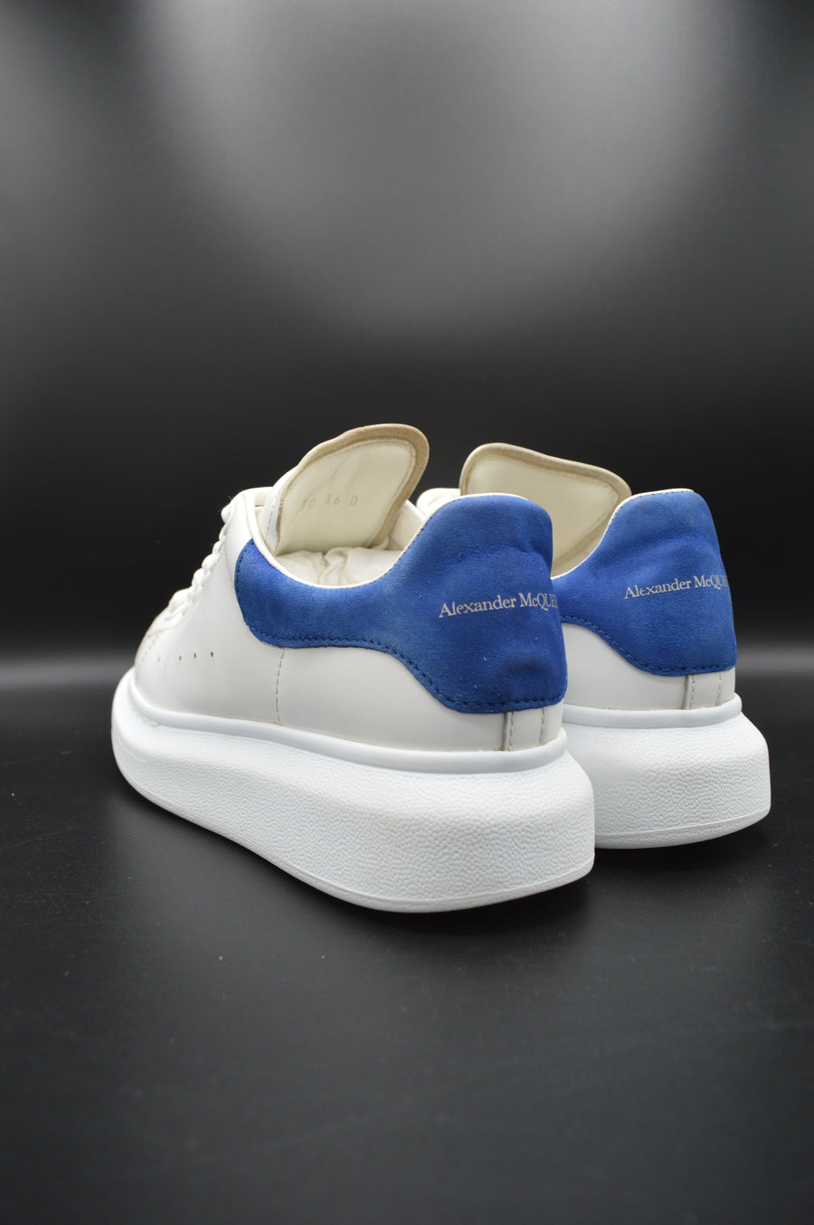Alexander Mcqueen oversize blanc/bleu - T36