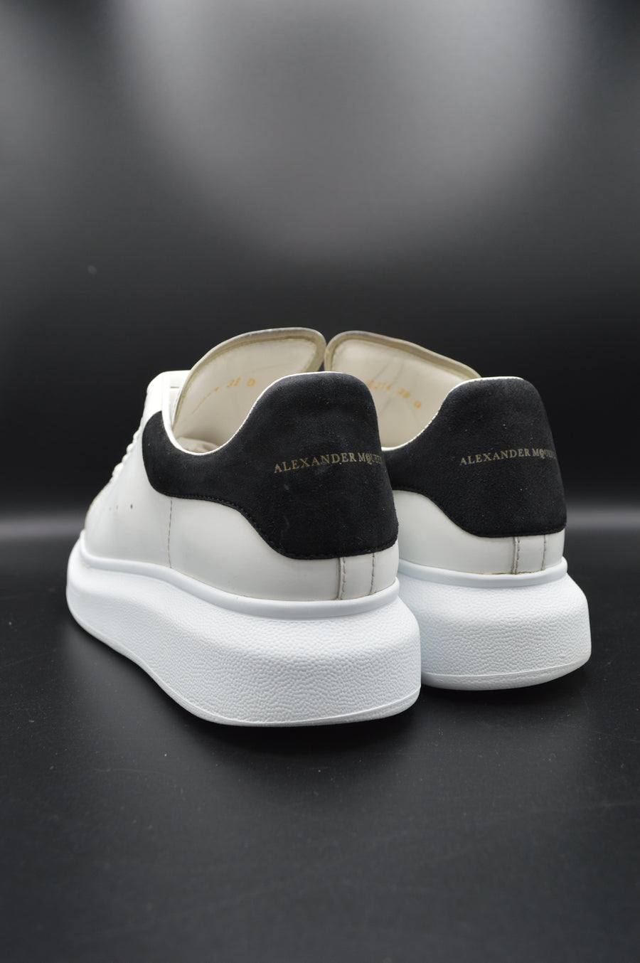 Alexander Mcqueen oversize blanc/noir - T38